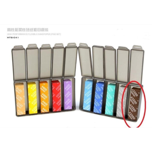 Meng X Dspiae High Performance Flexible Sandpaper Refill Pack (2500 Grit), Fine - 6 Pcs - www.Shopthatapp.com #