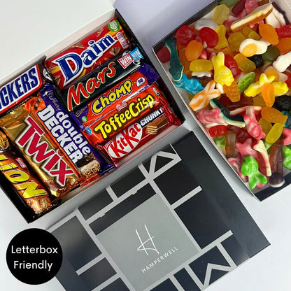 Men's Chocolate Letterbox Gift Hamper-Food and beverage-www.Shopthatapp.com-HamperWell