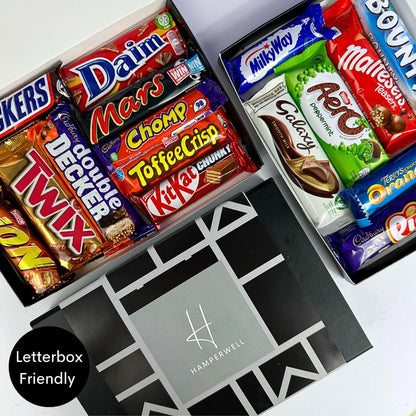 Men's Chocolate Letterbox Gift Hamper-Food and beverage-www.Shopthatapp.com-HamperWell