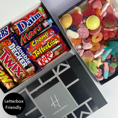 Men's Chocolate Letterbox Gift Hamper-Food and beverage-www.Shopthatapp.com-HamperWell