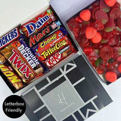 Men's Chocolate Letterbox Gift Hamper-Food and beverage-www.Shopthatapp.com-HamperWell