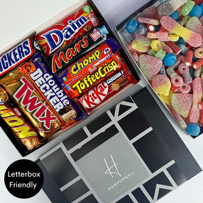 Men's Chocolate Letterbox Gift Hamper-Food and beverage-www.Shopthatapp.com-HamperWell