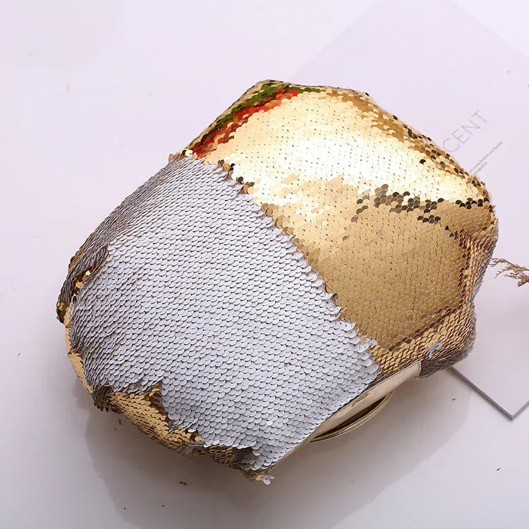 Mermaid Sequins design Cosmetic Bag Drawstring Makeup Case Women Travel Make Up Organizer Storage Pouch Toiletry Wash Kit - www.Shopthatapp.com