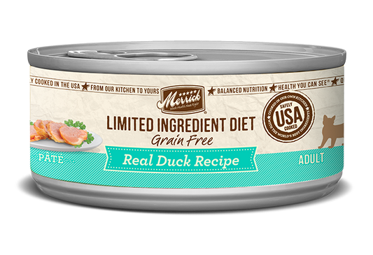 Merrick Limited Ingredient Diet Grain Free Real Duck Recipe Pâté - Cat Wet Food - Www.Shopthatapp.com
