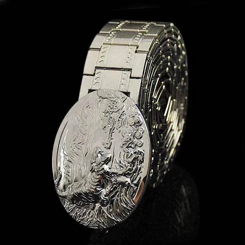 Metal Stainless Steel Bodyguard Belt Is Fashionable - www.Shopthatapp.com