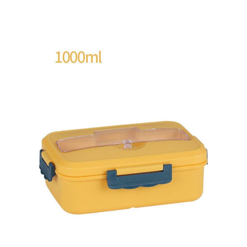 Microwave-Safe Stainless Steel Lunch Box for Work and School - www.Shopthatapp.com #