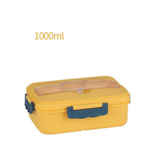 Microwave-Safe Stainless Steel Lunch Box for Work and School - www.Shopthatapp.com #