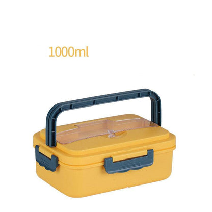 Microwave-Safe Stainless Steel Lunch Box for Work and School - www.Shopthatapp.com #