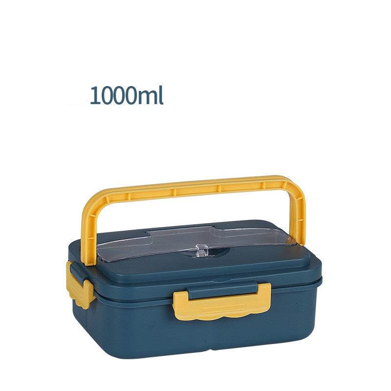 Microwave-Safe Stainless Steel Lunch Box for Work and School - www.Shopthatapp.com #