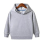 Middle And Small Size Children's Customized Pure Cotton Hooded Blank Sweater