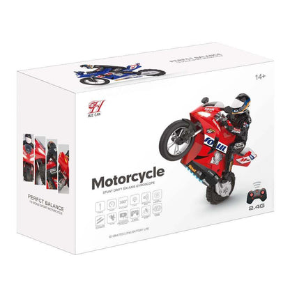 Mini HC-802 1:6 RC Self-Balancing Stunt Motorcycle - Electric Toy for Kids - www.Shopthatapp.com #