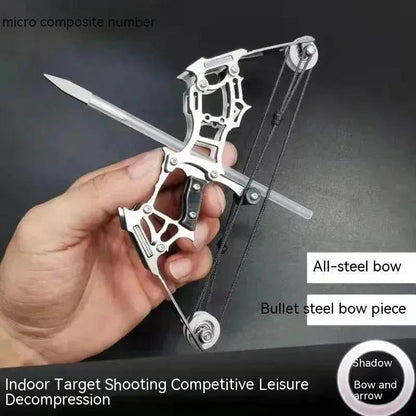 Mini Stainless Steel Composite Pulley archery Bow