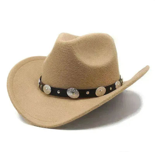 Minority Style Woolen Western Cowboy Hats Men's And Women's Couple Hats - www.Shopthatapp.com #