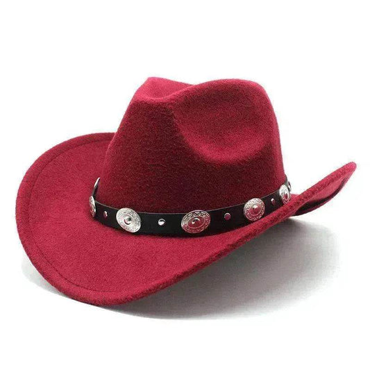 Minority Style Woolen Western Cowboy Hats Men's And Women's Couple Hats - www.Shopthatapp.com #