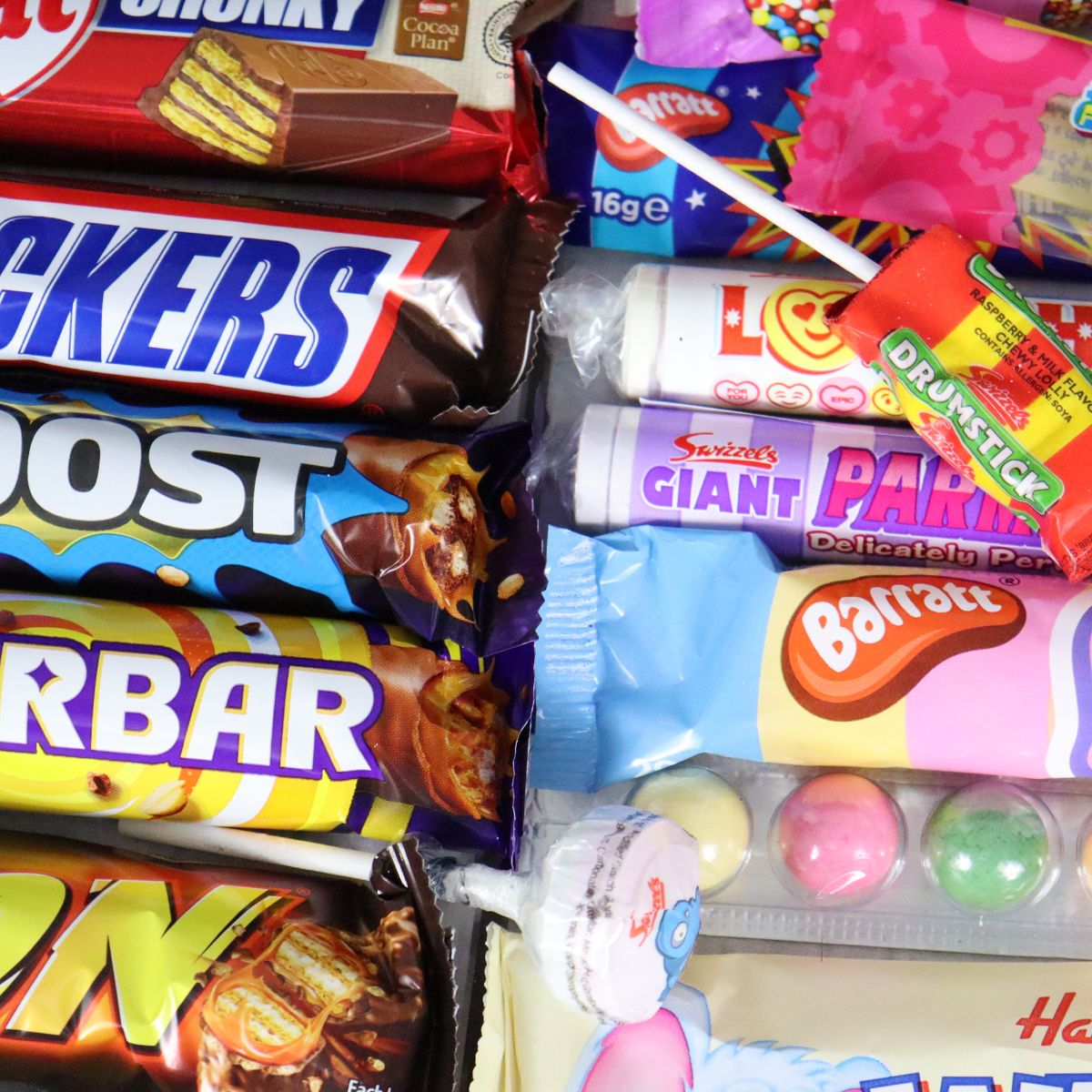 Mixed Chocolate & Retro Sweets Signature Gift Hamper-Food and beverage-www.Shopthatapp.com-HamperWell