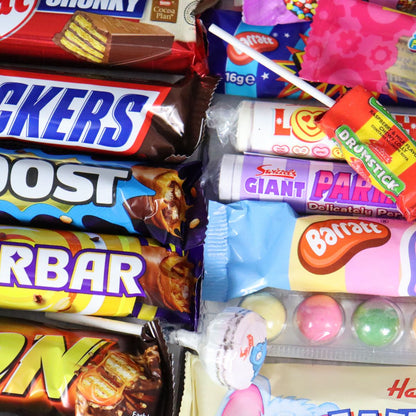 Mixed Chocolate & Retro Sweets Signature Gift Hamper-Food and beverage-www.Shopthatapp.com-HamperWell