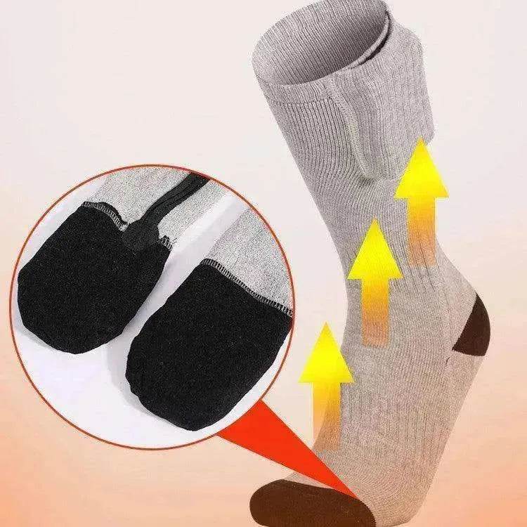 Mobile APP Smart Temperature Control Heating Socks - www.Shopthatapp.com
