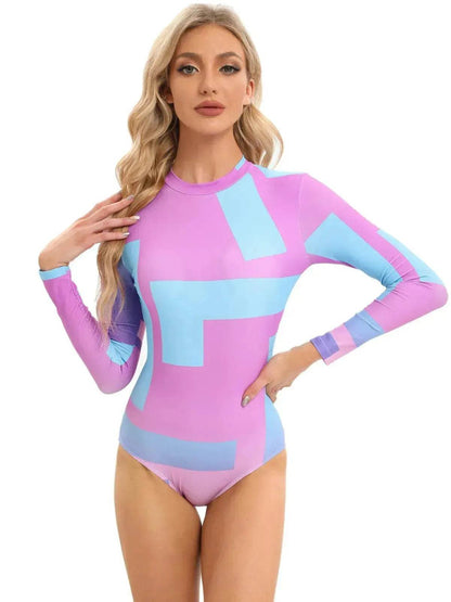 Modest 3 Piece Burkini Swimsuit Set long sleeve - www.Shopthatapp.com #