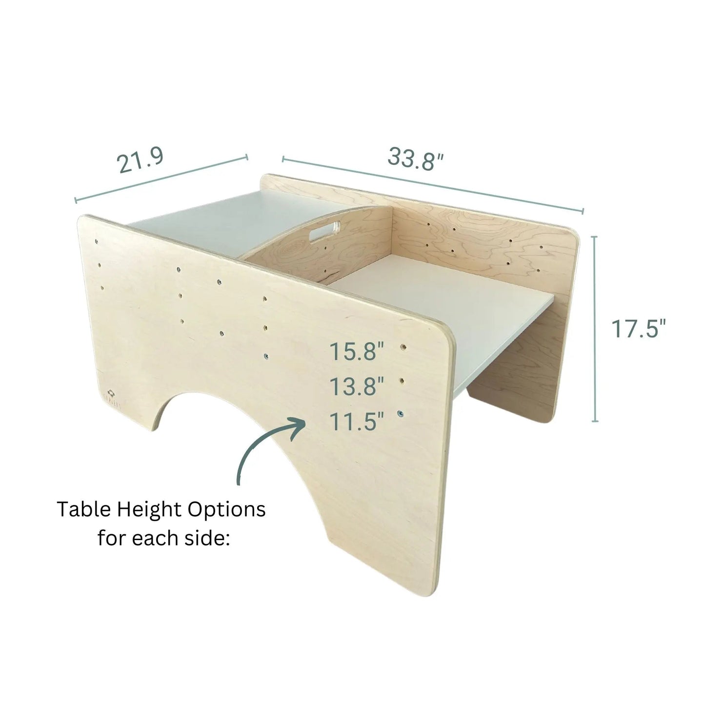PAPAYA DOUBLE - Adjustable Montessori Table & Chair Set for Two - www.Shopthatapp.com