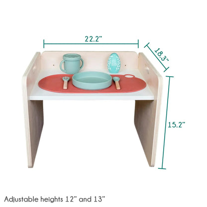 PAPAYA SET - Weaning Montessori Table and Chair Adjustable Height - www.Shopthatapp.com
