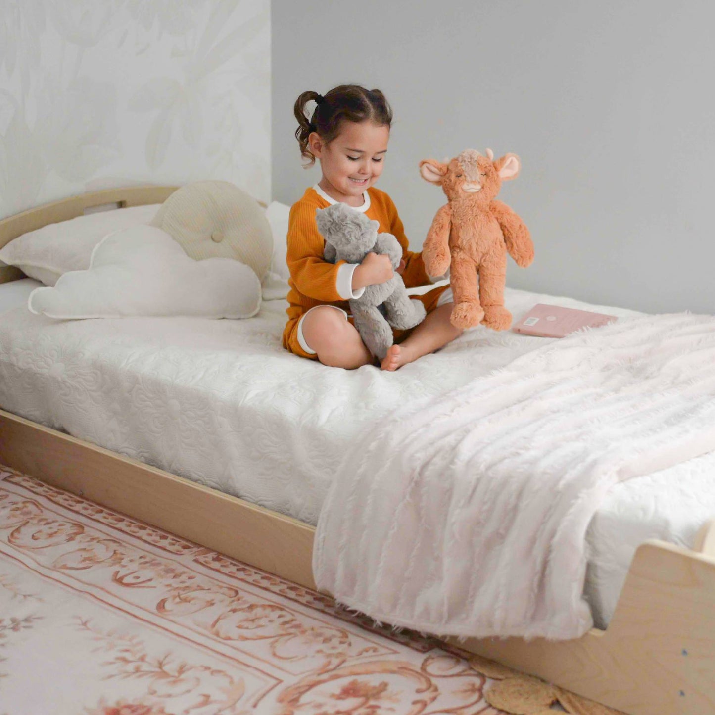 CHERRY TWIN - Montessori Floor Bed - www.Shopthatapp.com