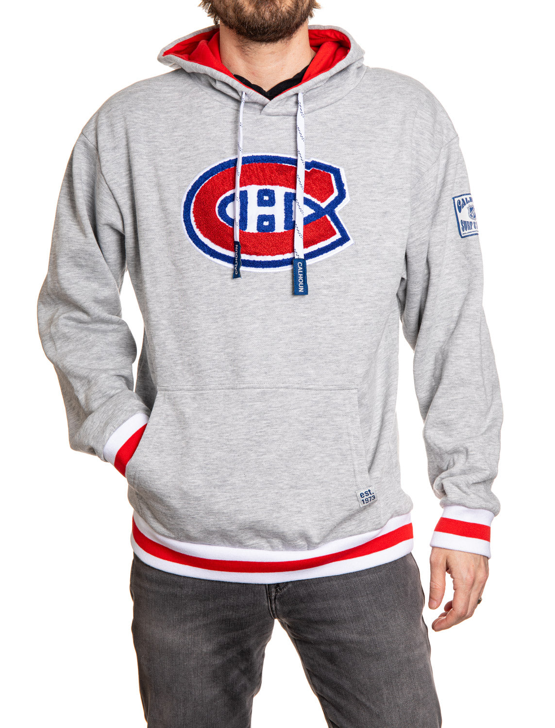 Montreal Canadiens "Muskoka Style" Premium Chenille Woven Logo Hoodie - www.Shopthatapp.com #
