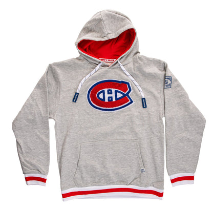 Montreal Canadiens "Muskoka Style" Premium Chenille Woven Logo Hoodie - www.Shopthatapp.com #