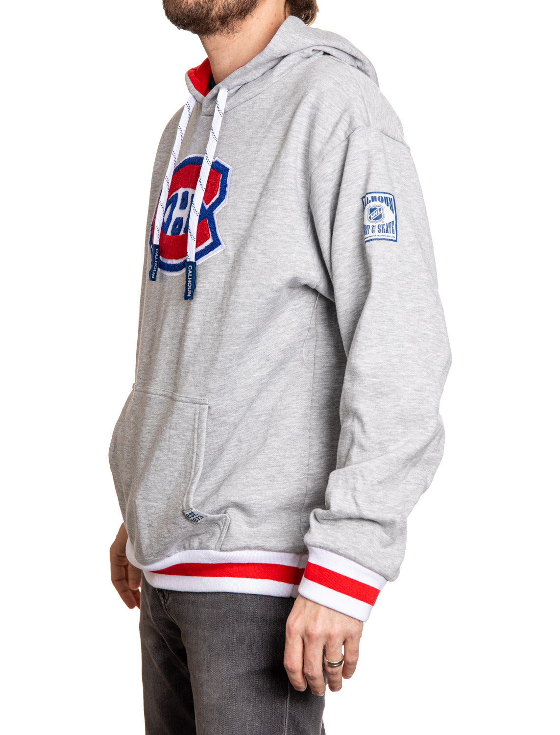 Montreal Canadiens "Muskoka Style" Premium Chenille Woven Logo Hoodie - www.Shopthatapp.com