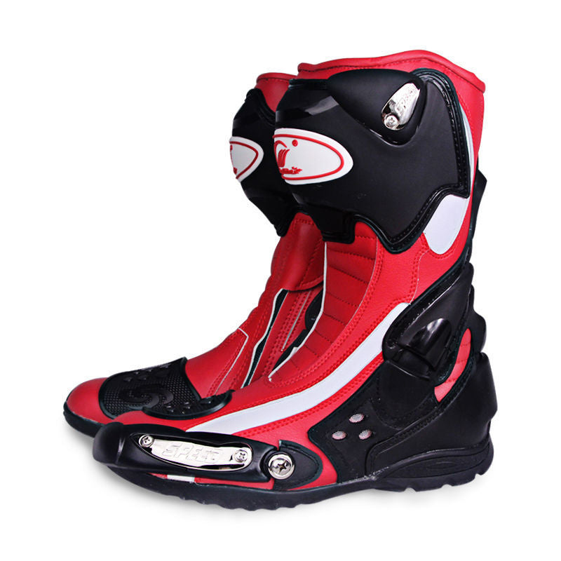 Motorcycle Boots Racing Shoes Riding Tribe Motorbike Riding Boots - www.Shopthatapp.com