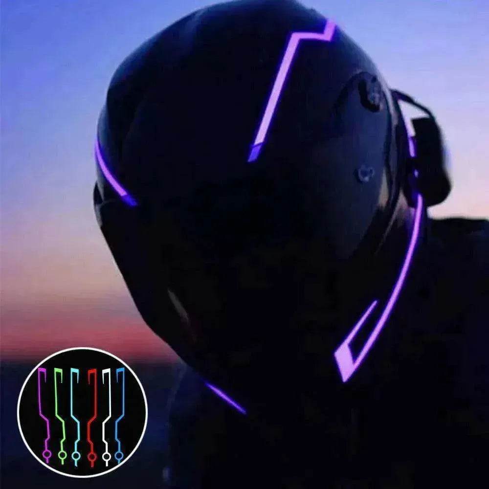 Motorcycle LED Helmet Signal Strip Kit - www.Shopthatapp.com
