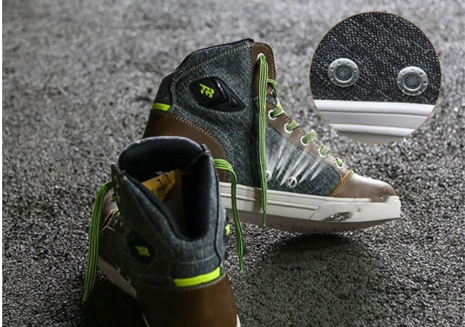 Motorcycle Riding Shoes Men's Summer Motorcycle Casual Short Boots Motorcycle Shoes Anti-fall Breathable Rider Boots - www.Shopthatapp.com