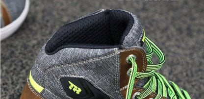 Motorcycle Riding Shoes Men's Summer Motorcycle Casual Short Boots Motorcycle Shoes Anti-fall Breathable Rider Boots - www.Shopthatapp.com