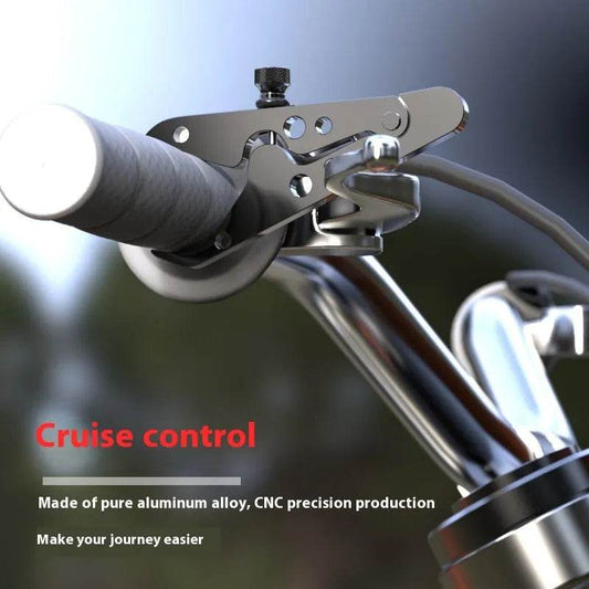 Motorcycle Throttle Grip CNC Aluminum Lock Assist Retainer Universal Cruise Control Bike Throttle Wrist Grip Handle Bar - www.Shopthatapp.com #