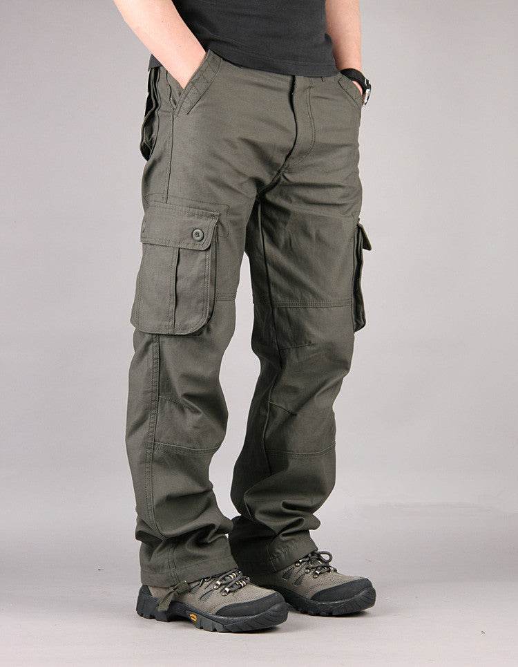 Multi-pocket Men's Casual Loose Labor Protection Cargo Pants - www.Shopthatapp.com #