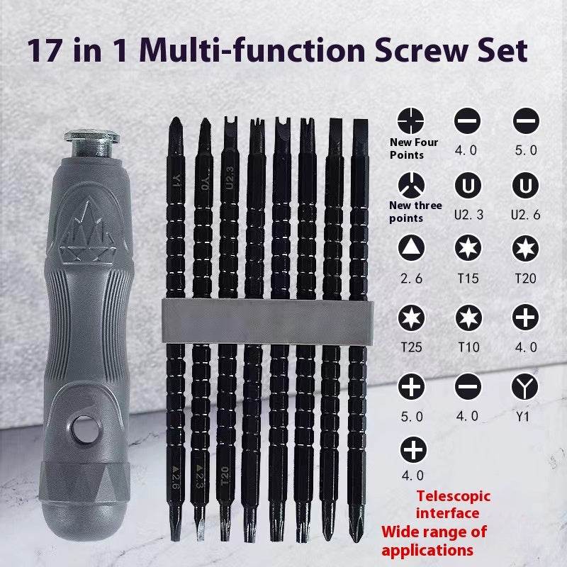 Multifunctional 17-in-one Strong Magnetic Special-shaped Screwdriver Set - www.Shopthatapp.com #