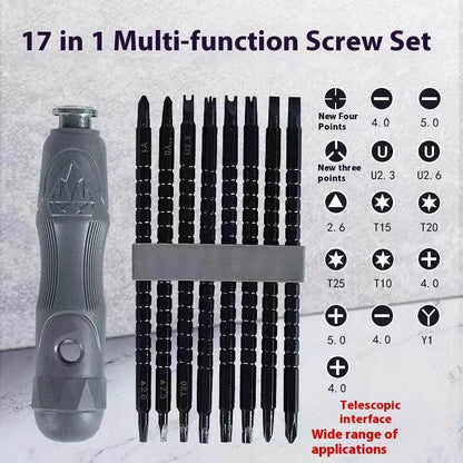 Multifunctional 17-in-one Strong Magnetic Special-shaped Screwdriver Set - www.Shopthatapp.com #