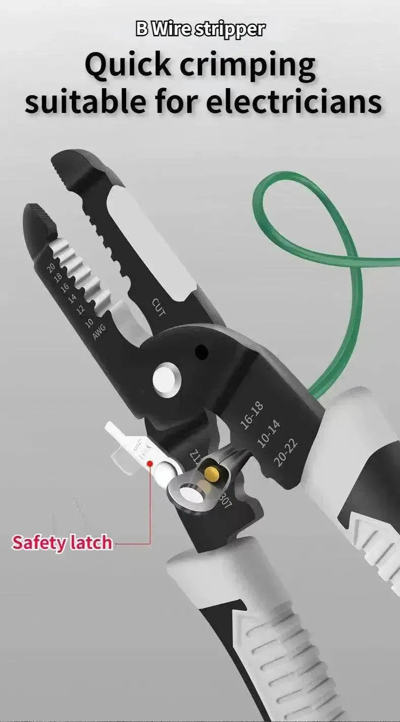 Multifunctional High Carbon Steel Electrician's Special Wire Trimmer - www.Shopthatapp.com #