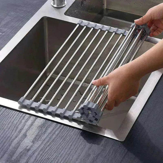 Multifunctional Household Pot Mat Kitchen  Cookware Storage Drainage Rack - www.Shopthatapp.com