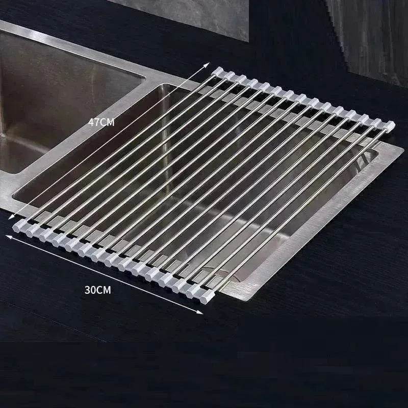 Multifunctional Household Pot Mat Kitchen  Cookware Storage Drainage Rack - www.Shopthatapp.com