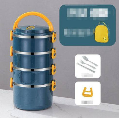 Multilayer Thermal Stainless Steel Insulated Lunch Box for Adults - www.Shopthatapp.com #