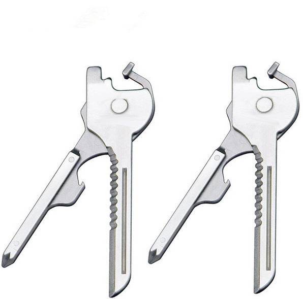 Multipurpose Keychain Key Survive Pocket Opener Shape - Mini Multi Gear - www.Shopthatapp.com #