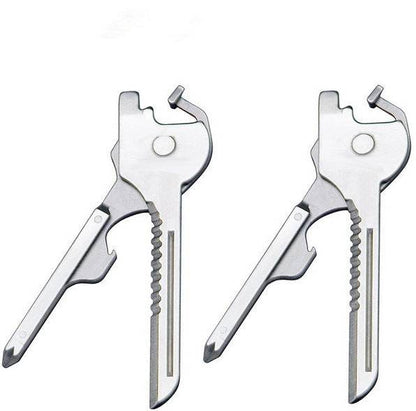 Multipurpose Keychain Key Survive Pocket Opener Shape - Mini Multi Gear - www.Shopthatapp.com #