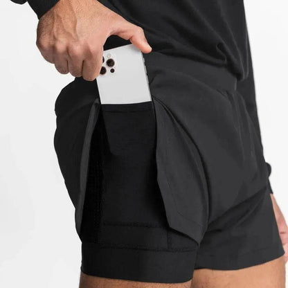 Muscle Men's Gym Sports Shorts Stretch - www.Shopthatapp.com #