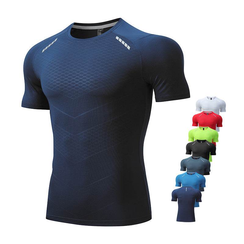 Muscle fit Gym T-shirt exercise shirts men's athletic shirt - www.Shopthatapp.com #