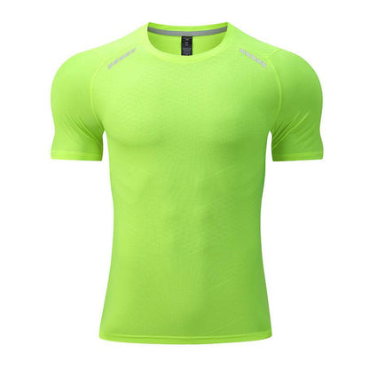Muscle fit Gym T-shirt exercise shirts men's athletic shirt - www.Shopthatapp.com #