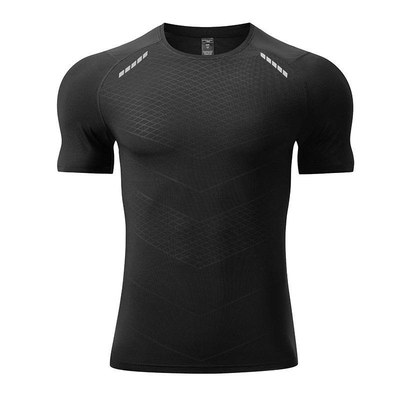 Muscle fit Gym T-shirt exercise shirts men's athletic shirt - www.Shopthatapp.com #