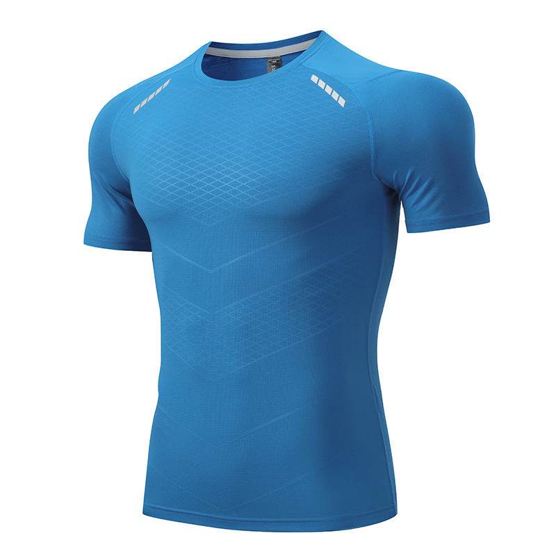 Muscle fit Gym T-shirt exercise shirts men's athletic shirt - www.Shopthatapp.com #