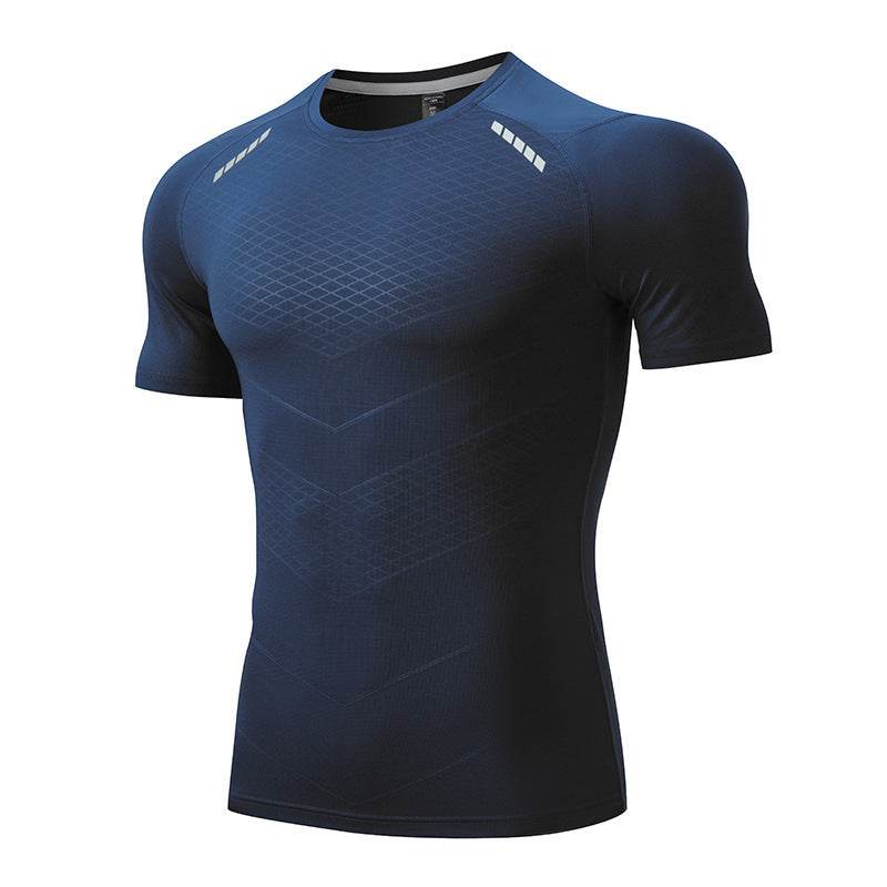 Muscle fit Gym T-shirt exercise shirts men's athletic shirt - www.Shopthatapp.com #
