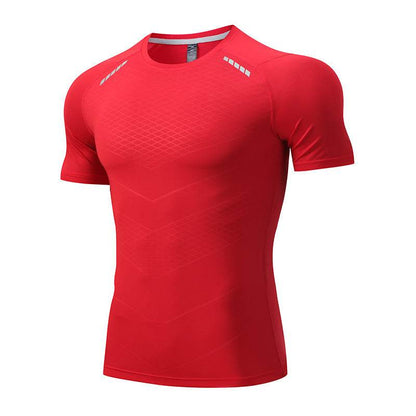 Muscle fit Gym T-shirt exercise shirts men's athletic shirt - www.Shopthatapp.com #