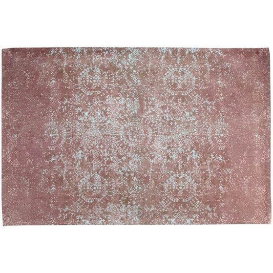 Tapis tissé Daisy, 4 x 6 pieds, pêche menthe